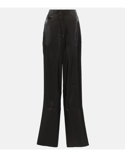 Jacquemus Le Pantalon Cubo Wide-leg Trousers - Black