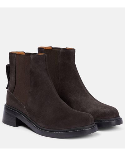 See By Chloé Bonni Suede Ankle Boots - Brown