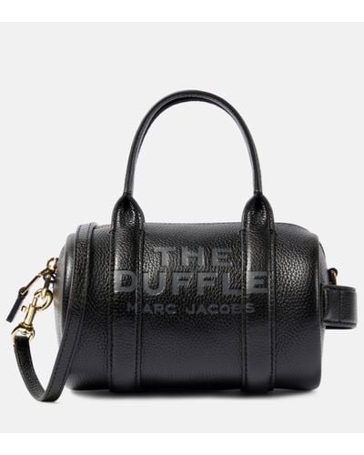 Marc Jacobs The Duffle Mini Leather Shoulder Bag - Black