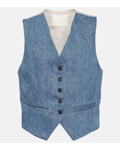 Citizens of Humanity Sierra Cotton Vest - Blue