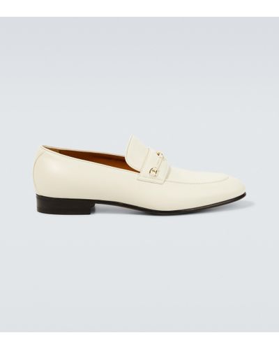Gucci Loafer With Interlocking G - White