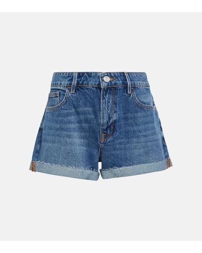 FRAME Shorts di jeans Le Grand Garcon - Blu
