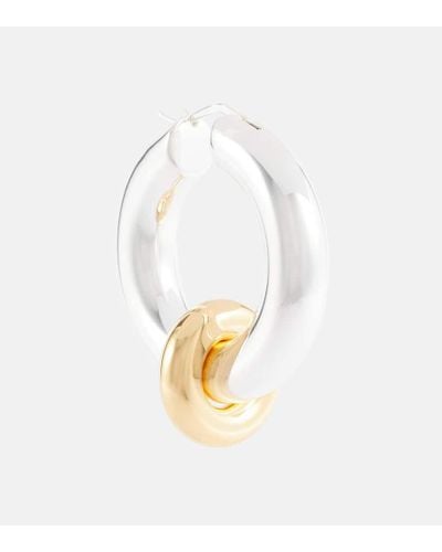 Jil Sander Hoop Earrings - White