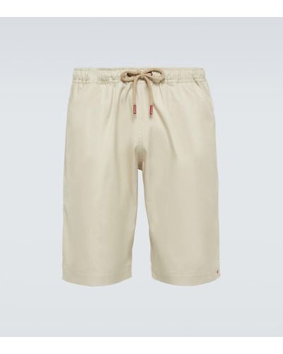 Kiton Cotton Shorts - Natural