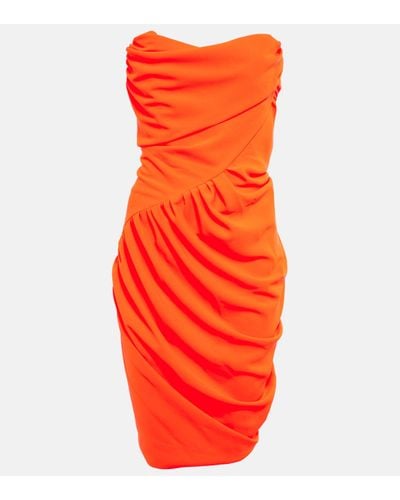 Vivienne Westwood Robe courte à design drapé - Orange