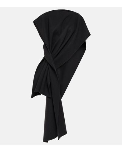 The Row Keran Cashmere Cape - Black