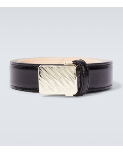 Lemaire Military 30 Leather Belt - Black