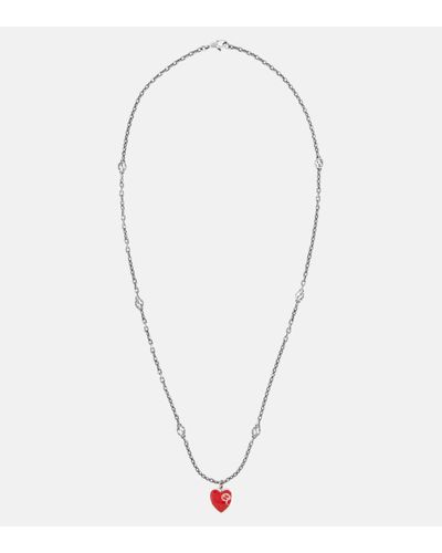 Gucci Interlocking G Necklace - Red