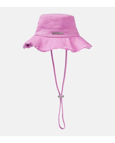 Jacquemus Le Bob Artichaut Cotton Hat - Pink