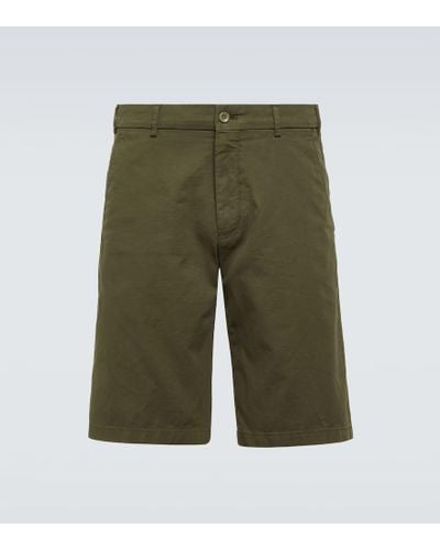 Loro Piana Bermuda-Shorts aus einem Baumwollgemisch - Grün