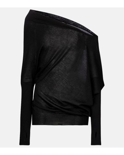 Tom Ford Cashmere And Silk Sweater - Black