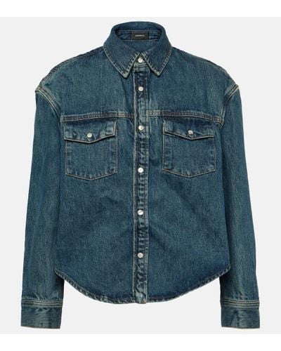 Wardrobe NYC Camicia di jeans - Blu
