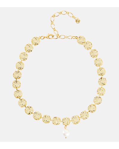 Magda Butrym Crystal-embellished Choker Necklace - Metallic