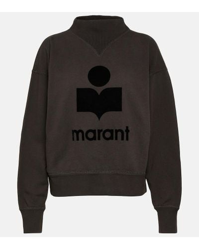 Isabel Marant Sweatshirt Moby aus einem Baumwollgemisch - Schwarz
