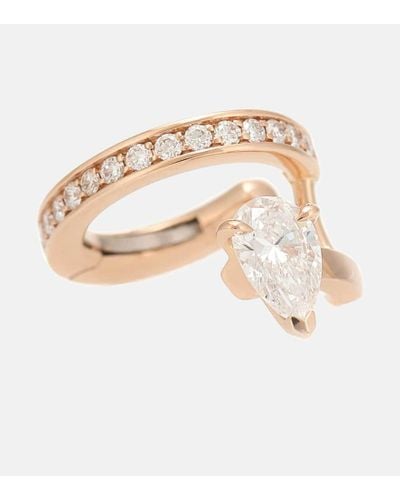 Repossi Ear cuff Serti Sur Vide de oro rosa de 18 ct y diamantes - Metálico
