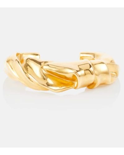 Loewe Twisted Brass Arm Cuff - Metallic