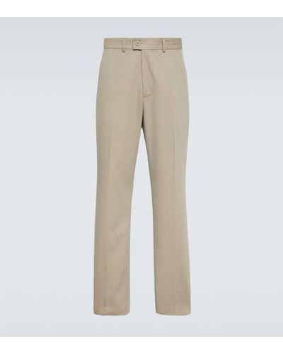 Our Legacy Darien Cotton-blend Chinos - Natural
