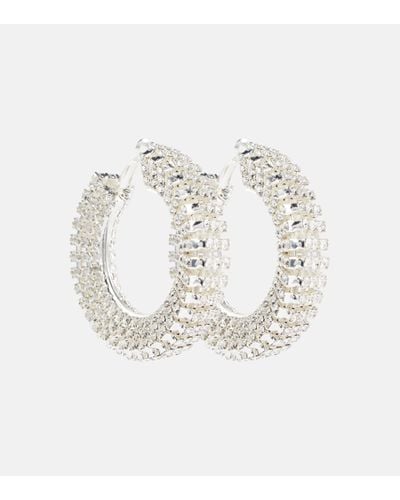 Magda Butrym Crystal-embellished Earrings - White