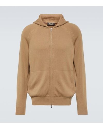 Loro Piana Sudadera con capucha Merano de cachemir - Neutro