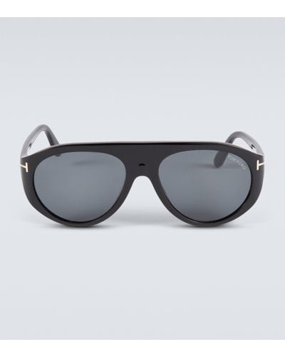 Tom Ford Rex Aviator Sunglasses - Grey