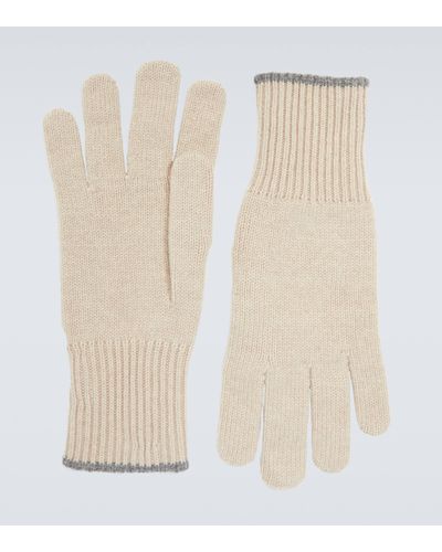 Brunello Cucinelli Cashmere Gloves - Multicolour