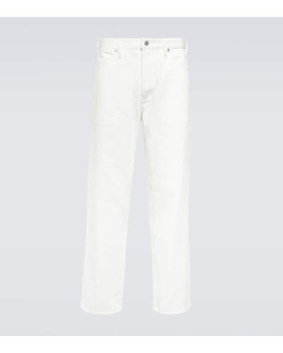 Jil Sander Mid-Rise Straight Jeans - Weiß