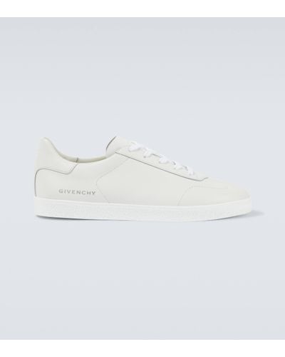 Givenchy Town Leather Trainers - White