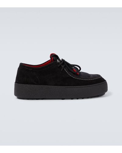 Moon Boot Mtrack Low Suede Trainers - Black