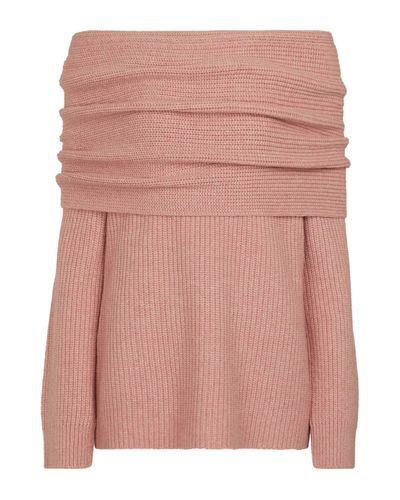 Altuzarra Pull Putney en laine melangee - Rose