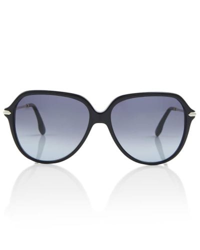 Victoria Beckham Oversize-Sonnenbrille - Blau