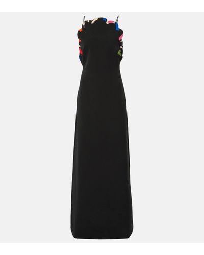 Emilio Pucci Scalloped Gown - Black