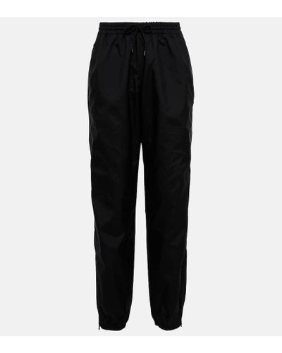 Wardrobe NYC Pantaloni sportivi a vita alta con zip - Nero