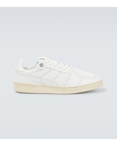 Ami Paris Leather Sneakers - White