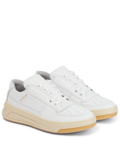 Acne Studios Leather Sneakers - White