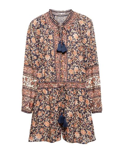 Veronica Beard Playsuit Mariah con stampa floreale - Multicolore