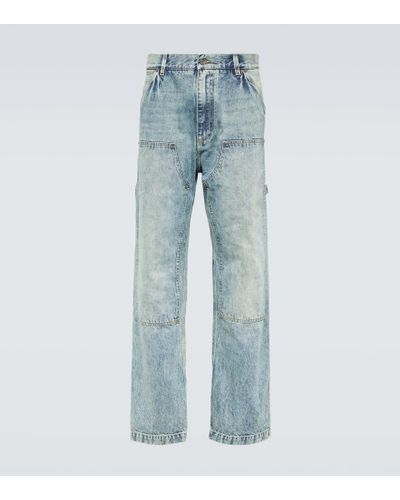 Dolce & Gabbana Jeans a gamba larga Carpenter - Blu