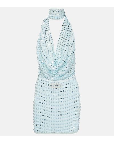 AYA MUSE Tipo Sequined Minidress - Blue