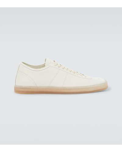 Lemaire Linoleum Leather Sneakers - White