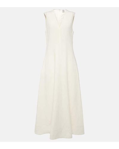Totême A-line Maxi Dress - White