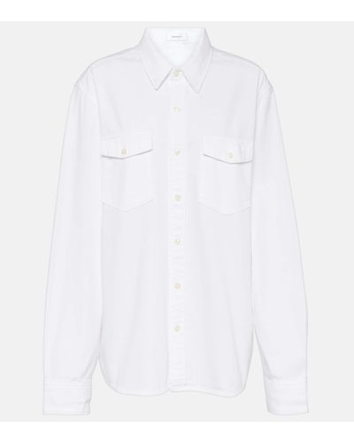 Wardrobe NYC Denim Shirt - White