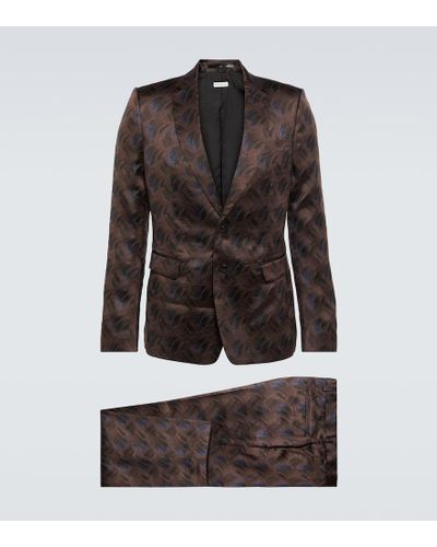 Dries Van Noten Jacquard Suit - Black