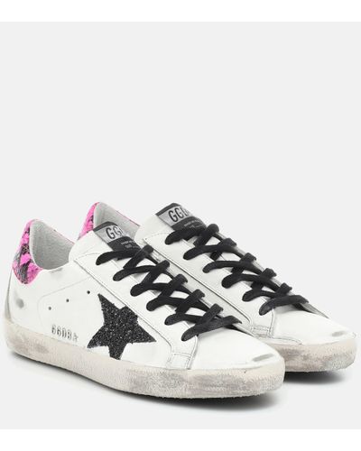 Golden Goose Superstar S91 Leather Trainers - White