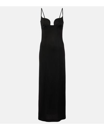 Galvan London Nouveau Bustier Dress - Black