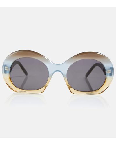 Loewe Ovale Sonnenbrille - Mehrfarbig