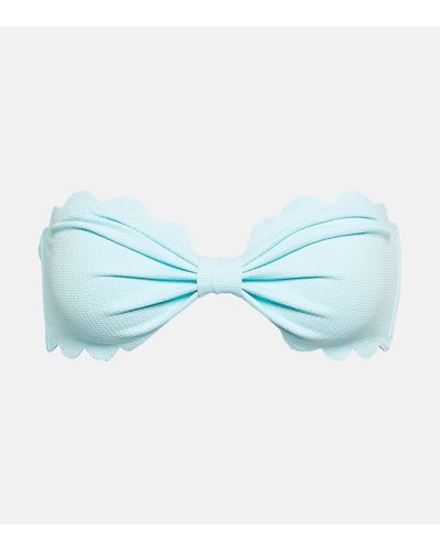 Marysia Swim Antibes Strapless Bikini Top - Blue