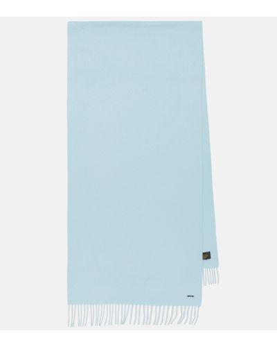 Loro Piana Grande Unita Cashmere Scarf - Blue