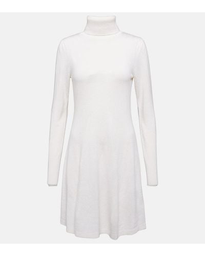 Jardin Des Orangers Wool And Cashmere Minidress - White