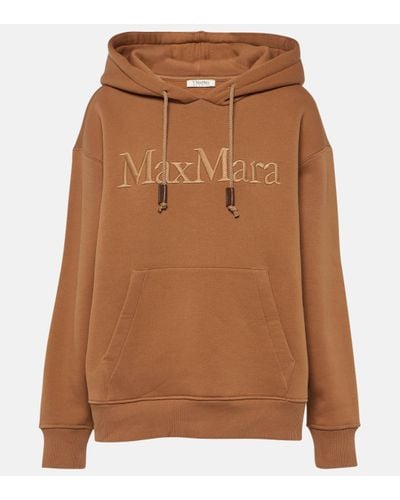 Max Mara Sweat-shirt a capuche Agre - Marron