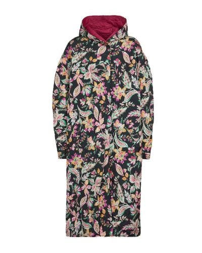 Isabel Marant Dean Reversible Floral Raincoat - Multicolor