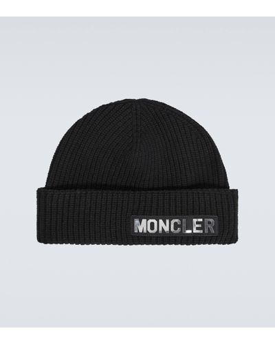 Moncler Wool Beanie - Black